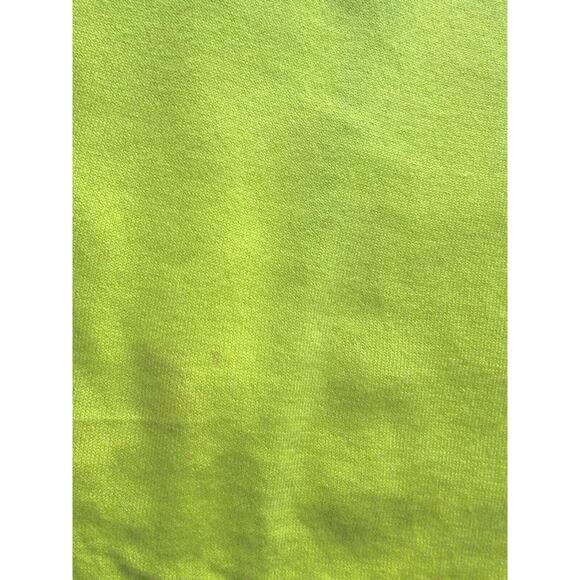 Michael Simon Cotton Embroidered Ribbon Neon Green Open front Cardigan M READ - Picture 13 of 13